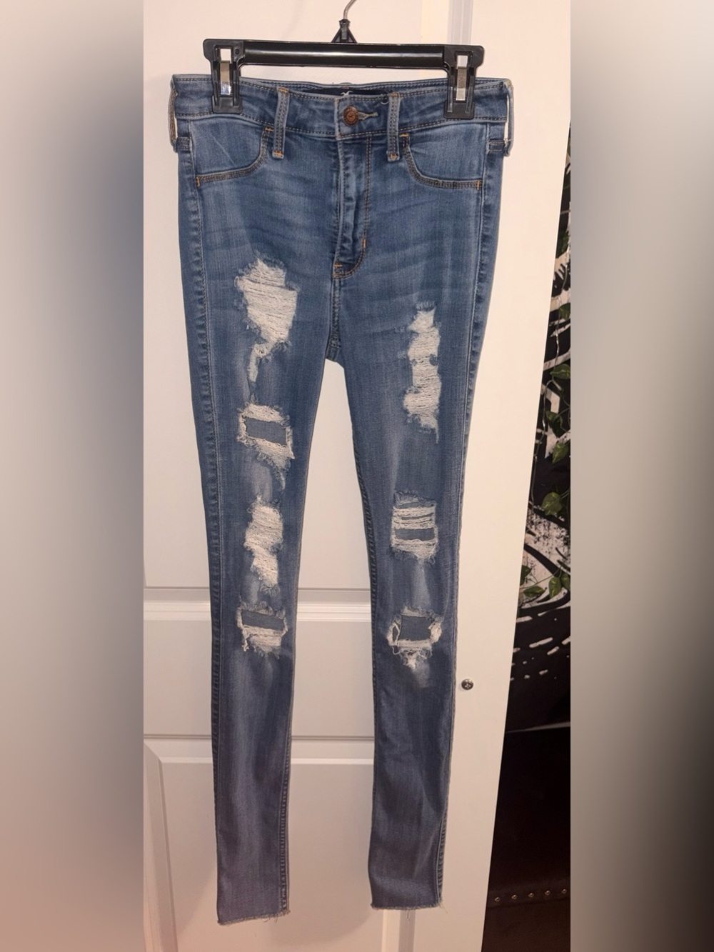 Hollister Ripped Jean Legging